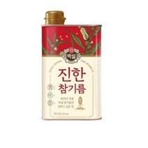 백설 진한 참기름, 500ml, 10개