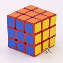 큐브 마그네틱 자석 선수용 고급형다간 한치 매직 큐브 퍼즐 57mm 3x3x3 3*3*3 333 쉬운 로직 장난감, 03 OldZhanchi Red