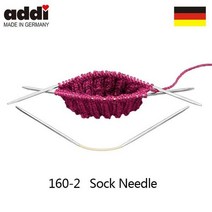 뜨개질 바늘 실 손 수공구 Addi 160-2-21cm 3 조각 addiCraSyTrio 세트 원형 양말/소매 DIY 예술 공예, [02] 4.5mm