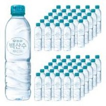 농심 백산수 무라벨 생수, 500ml, 68개