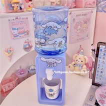 산리오 마이멜로디 시나모롤 캐릭터 미니 정수기 워터 디스펜서 선물 스티커 꾸미기 제품, 02.cinnamoroll