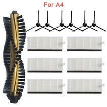 산업용 회사 교체 롤러 사이드 브러시 기본 먼지 필터 HEPA 걸레 세트 ilife A4 A4S A40 X432 폴라리스 PVCR 0826 로봇 진공 청소기 부품용, [02] 003