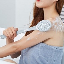 핸디 저자극 목욕솔 샤워 등솔 등드름 바디 브러쉬, 색상 랜덤 발송