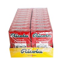 리콜라 스위스 캔디 크랜베리맛27.5g 20개