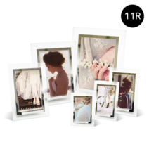 [리뷰이벤트] 고급 미러포인트 크리스탈 유리 액자 11R 액자 35cm x 42cm 탁상 벽걸이 겸용