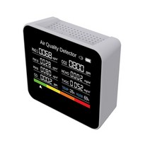 CO2 측정기 9in1 기 휴대용 온도 LCD-TVOC 공기 에어 품질 R7UA, 한개옵션0