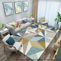 북유럽풍 대형 거실 카페트 사계절 극세사 소형 러그 매트 모음, 80×120cm + H