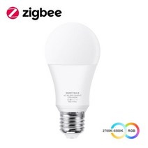 18W Tuya Wifi 스마트 전구 RGB E27 Zigbee Led 홈 램프 110V Alexa Google 호환, Zigbee Version, CHINA, 15W 220V + 1PCS
