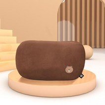 귀여운 만화 자동차 머리 받침 허리 쿠션 카시트 경추 베개, 01 head pillow BR