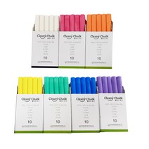 클리니 분필 10mm(1갑100개) 초록색, 1갑100개, 하양