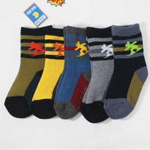 우진 유아동 파일링 도톰한 스키양말 5종세트