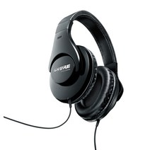 SHURE 슈어 프로 퀄리티 헤드폰 SRH240A-BK-A 블랙 : 밀폐형 홈 레코딩 DJ [메이커 보증 2년] 중