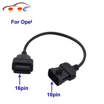 Opel Obd1 10 핀-Obd2 16 핀 스티커 진단 어댑터 Obd, 한개옵션0
