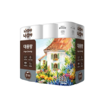[트윈스몰] 무형광 잘풀리는집 나무야 나무야 3겹 대용량 (32롤) 착한 화장지, 1팩