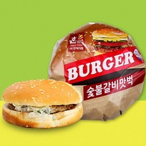 냉동식품 PC방 햄버거 숯불갈비 햄버거 180g 10개, 1