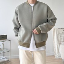 남자 네오프렌 투웨이 블루종 항공점퍼 트러커 자켓