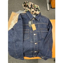 A Bathing Ape 베이프 목욕 에이프 APC 아페쎄 데님 자켓 사이즈 L 미착용 정품