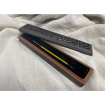 디케이인센스홀더 세라믹 도자 인센스홀더 향받침대 향꽂이 향통 박스형 홀더, 그린