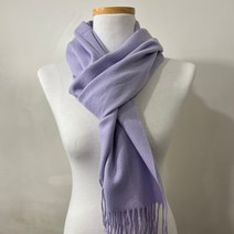 아미고(AMIGO) 가볍고 따뜻한 소프트 칼라 무지 수술 커플 남녀공용 목도리 머플러 (10color)