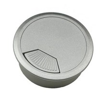 2pcs ABS 컴퓨터 책상 테이블 그로멧 케이블 항구 철사 구멍 덮개 50mm 저장 선반 가구 기계 설비, 06 Coffee colour