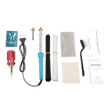 용접 전기 소형 미니 인두 초소형 아크 논가스 납땜 인버터 멀티 초보용 휴대용 고출력 고성능 레이저 스폿EU 플러그가있는 스무딩 도구 주걱 균열 자동차 범퍼 수리 가죽 신발, 220v, 세트 키트 2