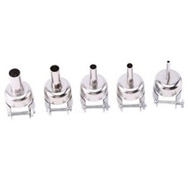 가상현실 vr 게임기 풀세트 850 852d 898 858 납땜 스테이션 부착물 용 5 pcs 뜨거운 공기 총 노즐 범용 총 노즐호환, 은