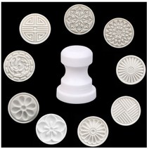 떡만들기 스탬프 도장 떡살 떡재료 떡틀 10종 택1, (소) 매화