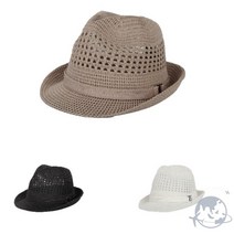 VEDANA 여름코튼메쉬페도라 페도라모자 여름바캉스모자 신사모자