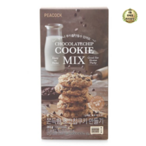 라이브잇 피코크 쫀득한 초코칩쿠키 만들기 쿠키믹스, 10개, 265g