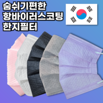 항 바이러스코팅필터 숨쉬기편한 노러스 한지 덴탈 마스크 여름 용, 그레이 50매 X 2박스