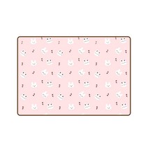 피크닉 매트 타포린 토끼무늬 가방포함 미니돗자리 140cm x 120cm