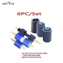 제록스 DC 4110 4595 900 D95 D125 D136 복사기 AD 용지 롤러용 토너 부품, 한개옵션1, 01 6PC 4110 roller