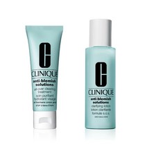 [15% OFF] 크리니크 안티-블레미쉬 로션 50ml + 안티-블레미쉬 토너 200ml 정품 추가증정, 안티-블레미쉬 로션 + 토너 세트