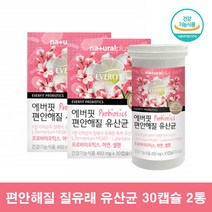 에버핏 캡슐형 여성 질유래 유산균, 왱이몰 30캡슐 2통