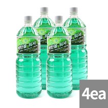 오토반 에탄올 워셔액1.8L, 4개, 1.8L