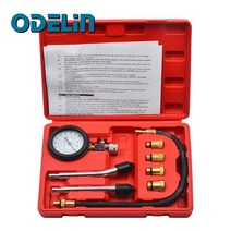 두께측정기 8Pcs 엔진 실린더 압축 테스터 게이지 M10 M12 M14 M18 자동 트럭 자동차, 단일옵션