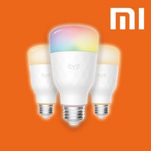 샤오미 전구 이라이트 무드등 취침등 밝기 조절 스마트 LED 전구 이엘라이트 [샤오미몰 정품], 컬러