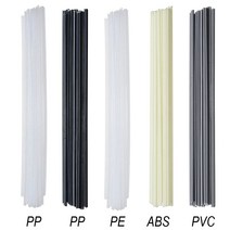 핫 에어 투어치 플라스틱 용접봉 ABS PP PVC PE 용접 스틱 5x2.5mm 용접기 총 범퍼 수리 액세서리, [01] 10pcs Welding Rods, [01] PP White