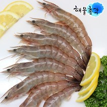 해물총각 흰다리새우 50마리 냉동 화이트새우, 1팩, 500g