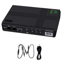 UPS 5V 9V 12V 2A Wifi 카메라 라우터 스피커용 전원 케이블 코드 포함 무정전 전원 공급 백업, 05 US