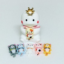 호두마루샵 돌답례품 웨딩답례품 개업선물 고양이지방이석고방향제 차량용석고방향제/오퓨저, 차량용, 랜덤(골고루)