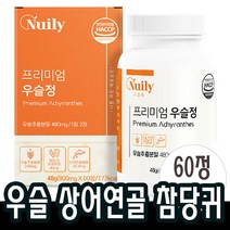 60정x1개 우슬복합물 우슬환 닭발우슬정 보스웰리아 +알약케이스 초록입홍합 상어연골 참당귀 어골칼슘 추출물 알약타입
