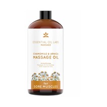 Essential Oil Labs Chamomile Arnica Massage Oil 캐모마일 아르니카 근육 마사지 오일 9oz(266ml), 1개