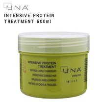 우나 인텐시브 프로테인 헤어 트리트먼트500ml+전용펌푸(손상모발 전용 팩)-이탈리아정품