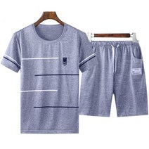 남성 봄 여름 캐주얼 운동 상하의 세트 런닝복 러닝 마실 반팔 반바지 헬스 트레이닝복 부모님 아빠 남자 여름옷 세트 남자아노락세트 남성여름세트 남성트레이닝복세트 남성아노락