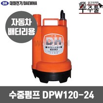 대화전기 수중펌프 DPW120-24 DC24 미니양수기 수중