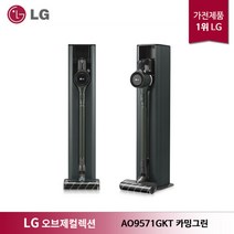 LG 코드제로 A9S 오브제컬렉션 올인원타워 무선청소기 AO9571GKT 카밍그린, 단일속성