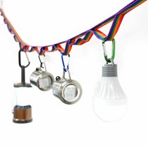 13링 캠핑 데이지 체인 소품 걸이 줄 빨래줄 로프행어, 단일상품_W7B03CE_색상_상세페이지참조