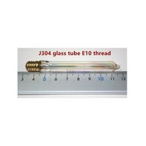 라돈 측정기 가이거 계수기 J304 뮬러 튜브 카운터 하드 베타 GM 키트 방사능 E10 157255, J304 glass tube E10, 1개