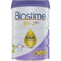 바이오스타임 호주 Biostime Stage 2 2단계 SN-2 바이오 플러스 팔라우온 울트라 산양 분유 800g, 1팩
